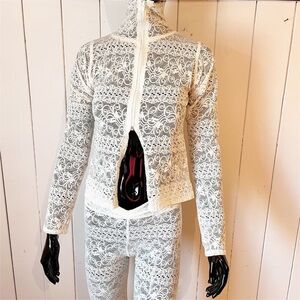 Vintage Lace Pant Suit.